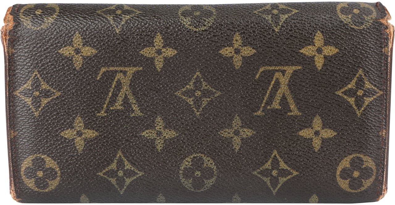 Louis Vuitton Louis Vuitton Canvas Monogram Sarah Wallet Bruin
