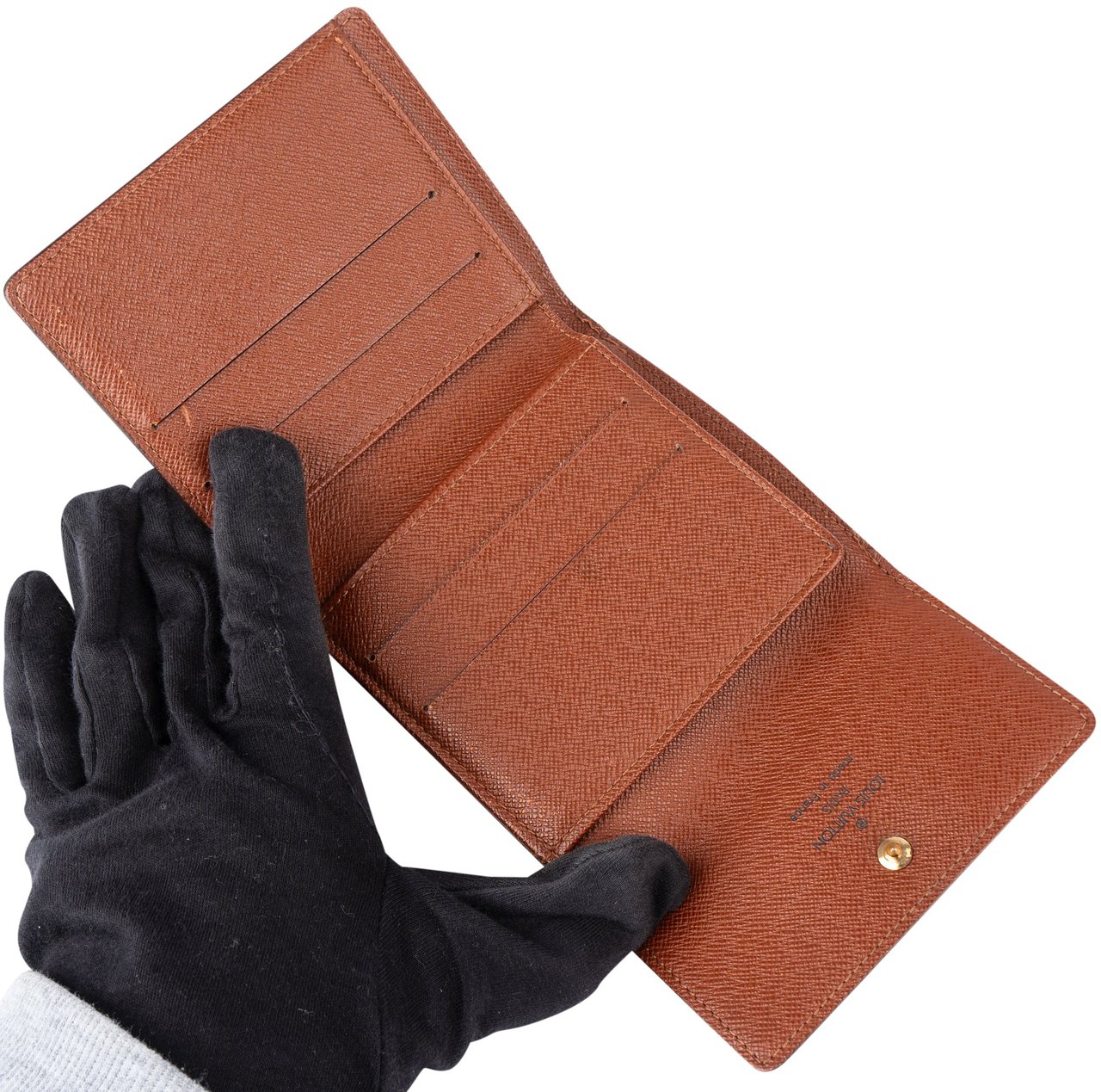 Louis Vuitton Louis Vuitton Canvas Monogram Elise Wallet Bruin