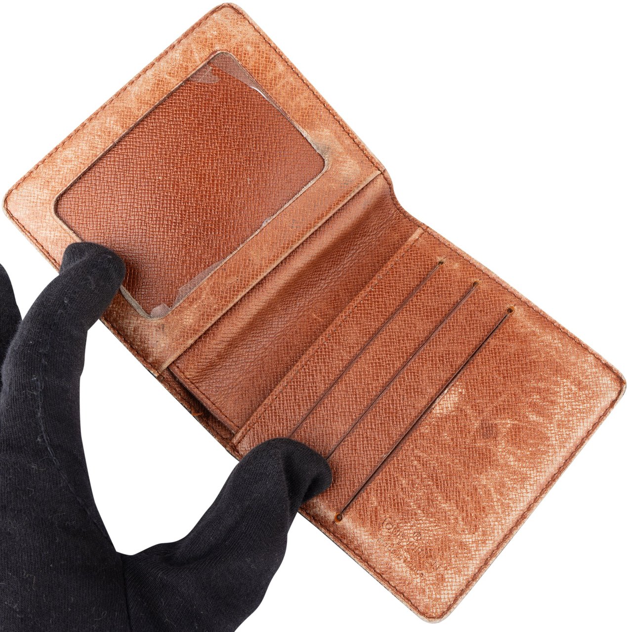 Louis Vuitton Louis Vuitton Canvas Monogram Marco Wallet Bruin