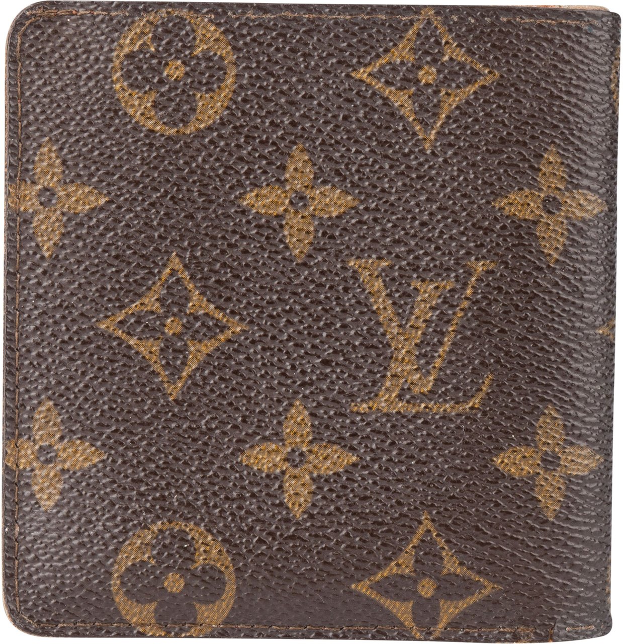 Louis Vuitton Louis Vuitton Canvas Monogram Marco Wallet Bruin