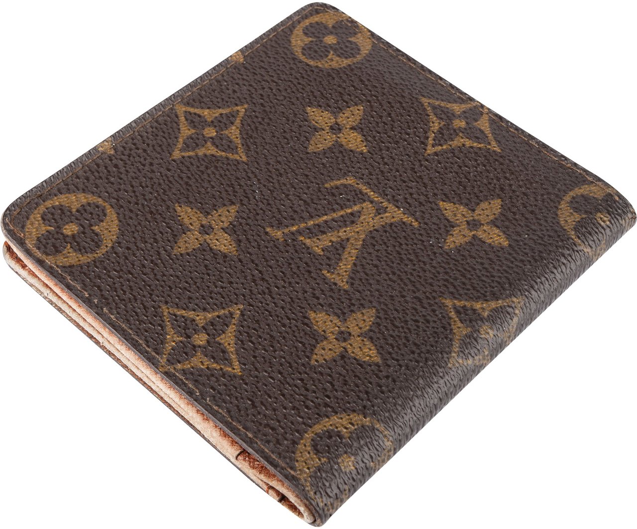 Louis Vuitton Louis Vuitton Canvas Monogram Marco Wallet Bruin