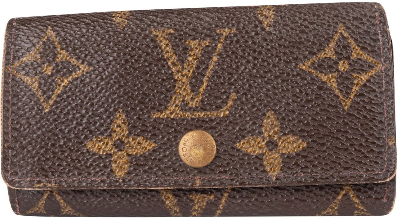 Louis Vuitton Louis Vuitton Canvas Monogram Keyholder Bruin