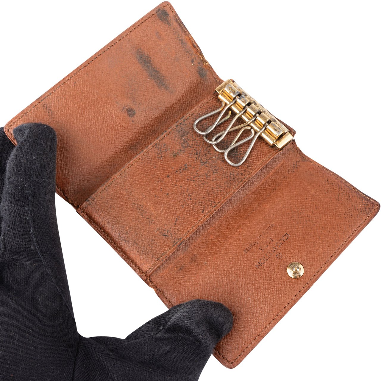 Louis Vuitton Louis Vuitton Canvas Monogram Keyholder Bruin