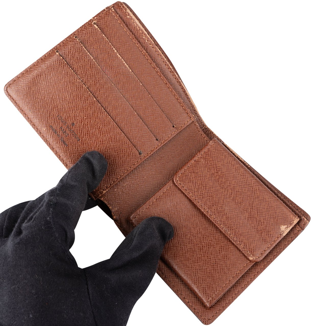 Louis Vuitton Louis Vuitton Canvas Monogram Marco Wallet Bruin