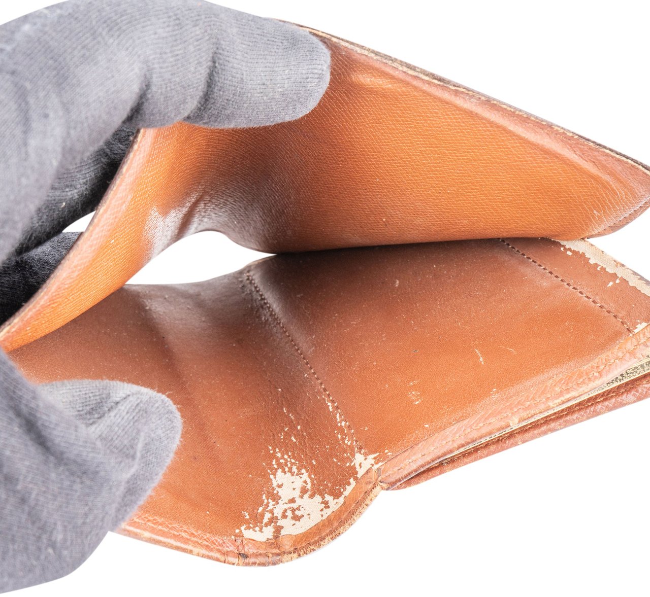 Louis Vuitton Louis Vuitton Canvas Monogram Compact Clip Wallet Bruin