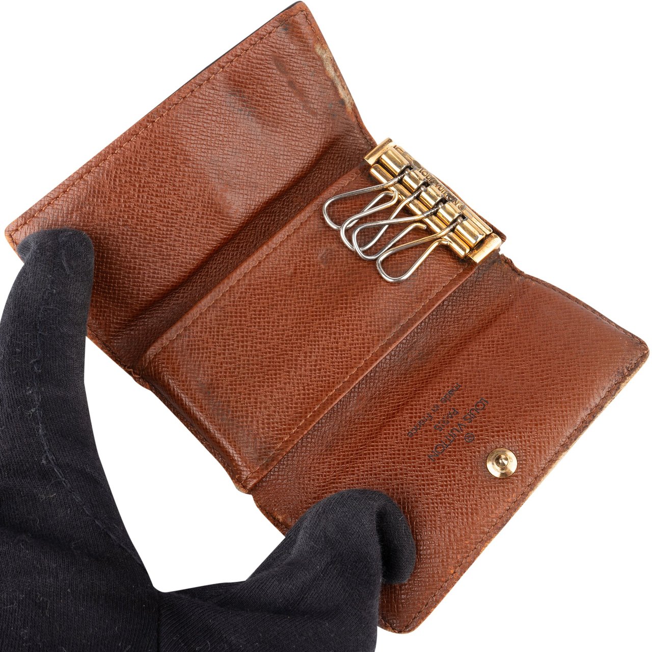 Louis Vuitton Louis Vuitton Canvas Monogram Keyholder Bruin