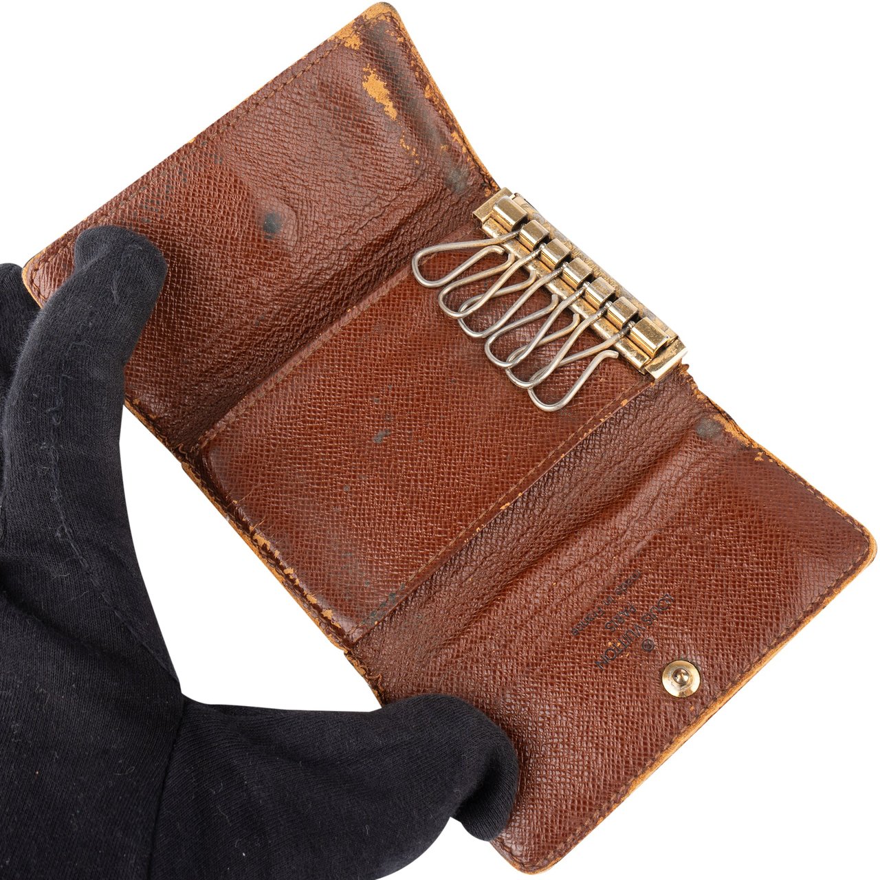 Louis Vuitton Louis Vuitton Canvas Monogram Keyholder Bruin