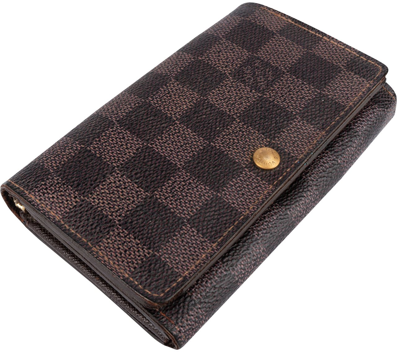 Louis Vuitton Louis Vuitton Damier Ebene Monogram Tresor Wallet Bruin