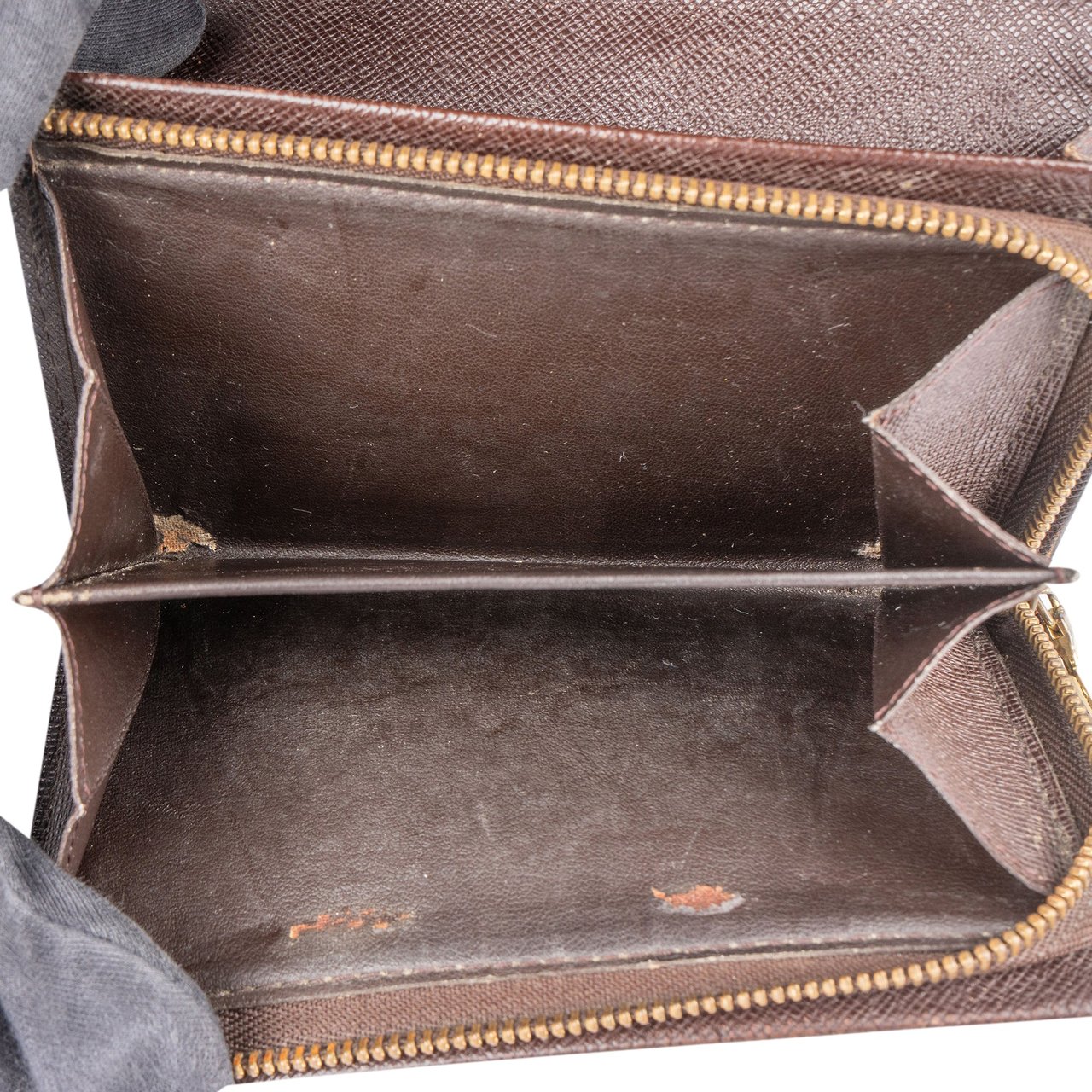 Louis Vuitton Louis Vuitton Damier Ebene Monogram Tresor Wallet Bruin