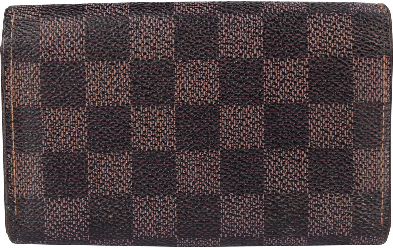 Louis Vuitton Louis Vuitton Damier Ebene Monogram Tresor Wallet Bruin