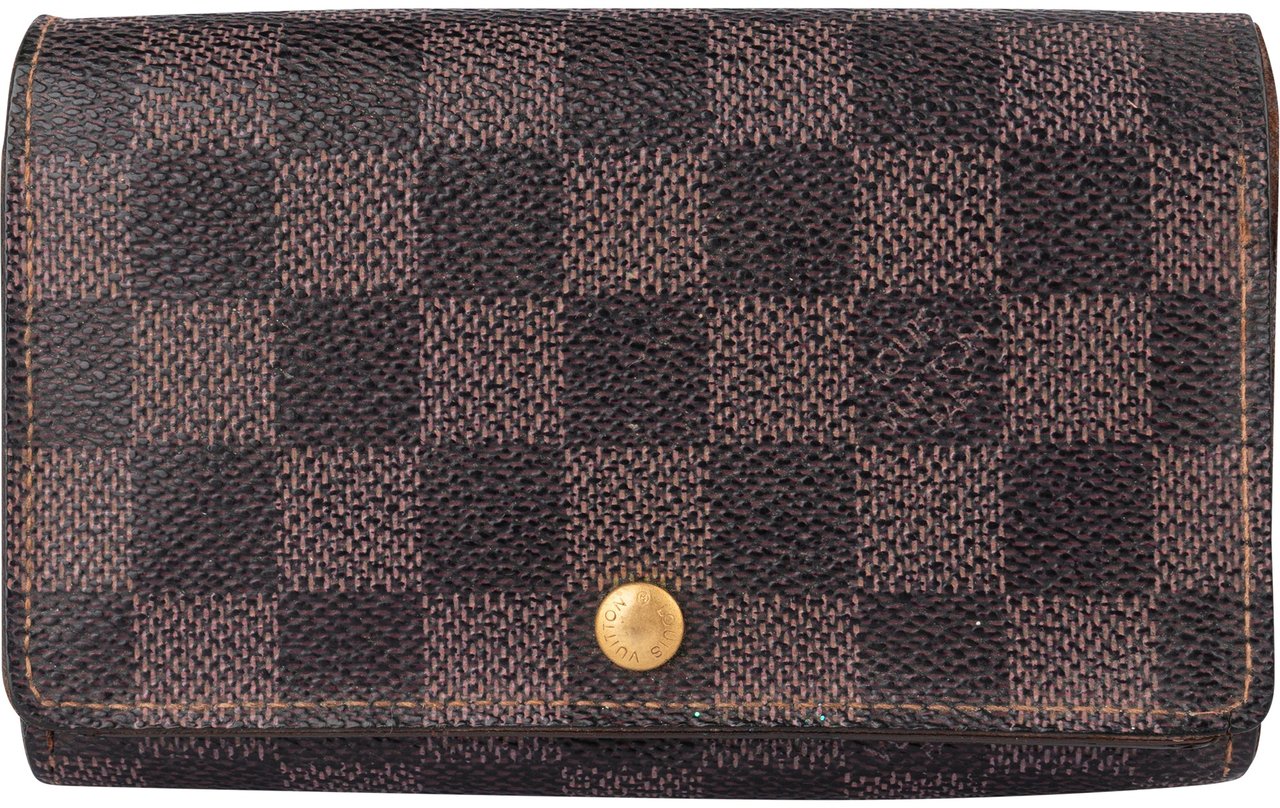 Louis Vuitton Louis Vuitton Damier Ebene Monogram Tresor Wallet Bruin