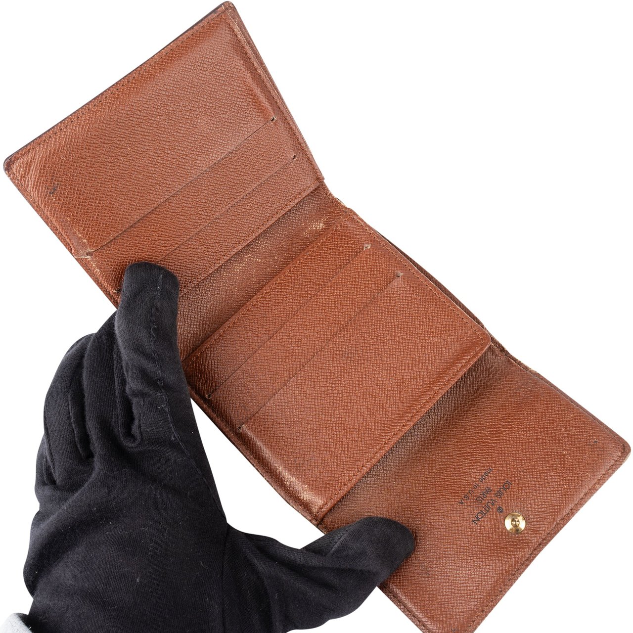 Louis Vuitton Louis Vuitton Canvas Monogram Elise Wallet Bruin