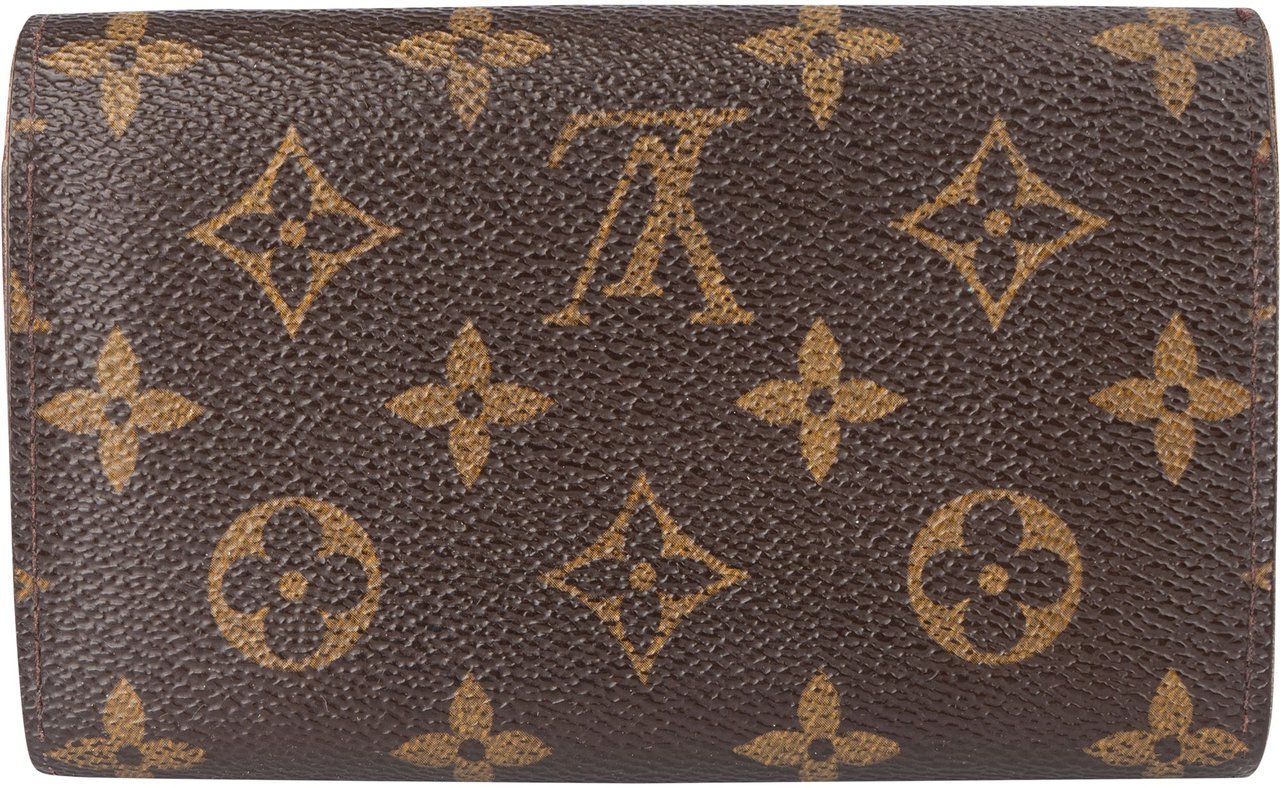 Louis Vuitton Louis Vuitton Canvas Monogram Tresor Wallet Bruin