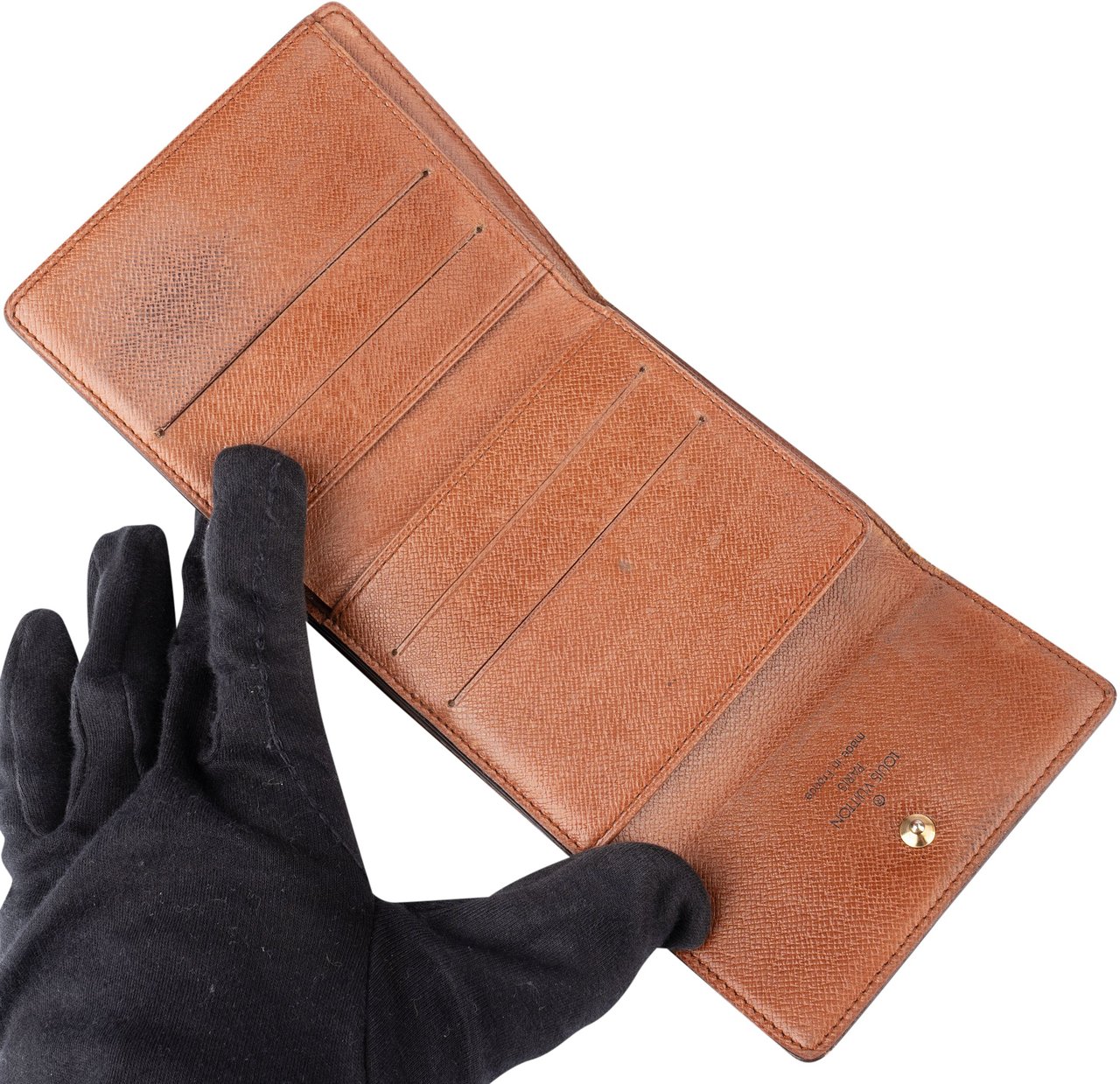 Louis Vuitton Louis Vuitton Canvas Monogram Elise Wallet Bruin