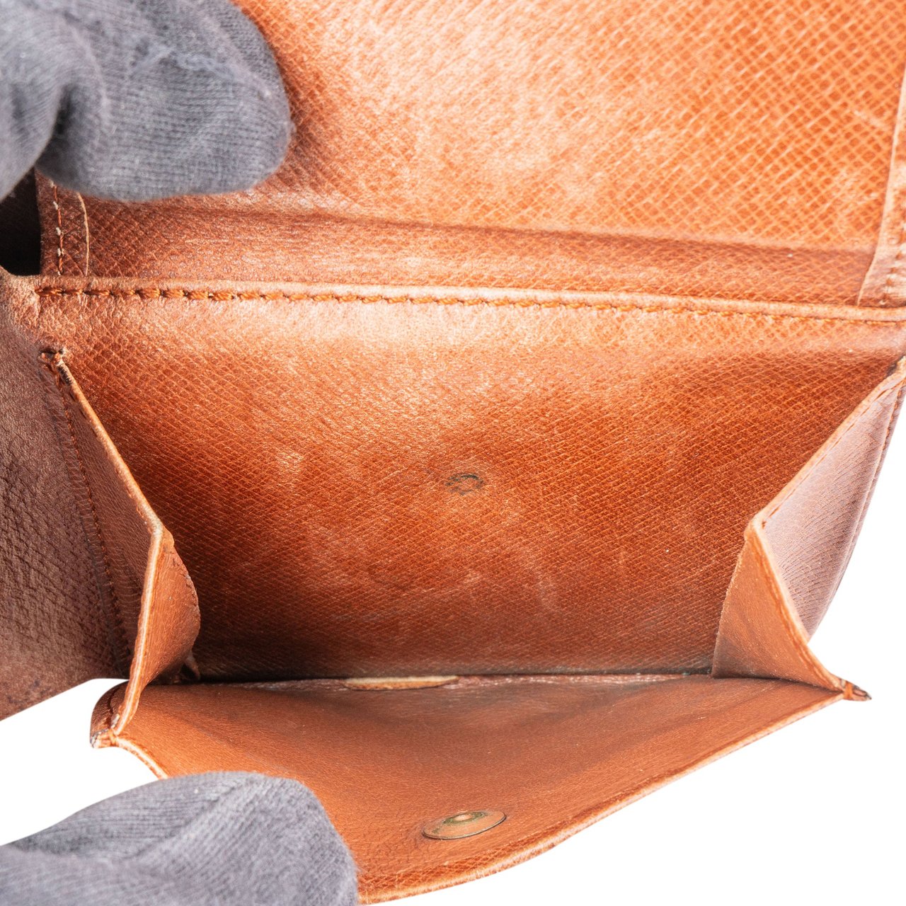 Louis Vuitton Louis Vuitton Canvas Monogram Marco Wallet Bruin