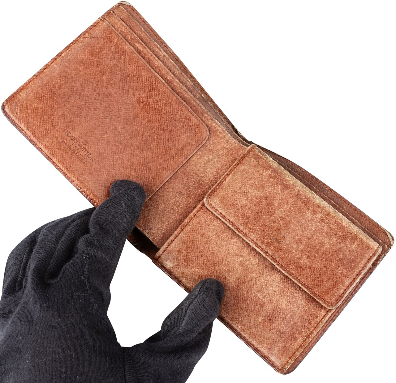 Louis Vuitton Louis Vuitton Canvas Monogram Marco Wallet Bruin