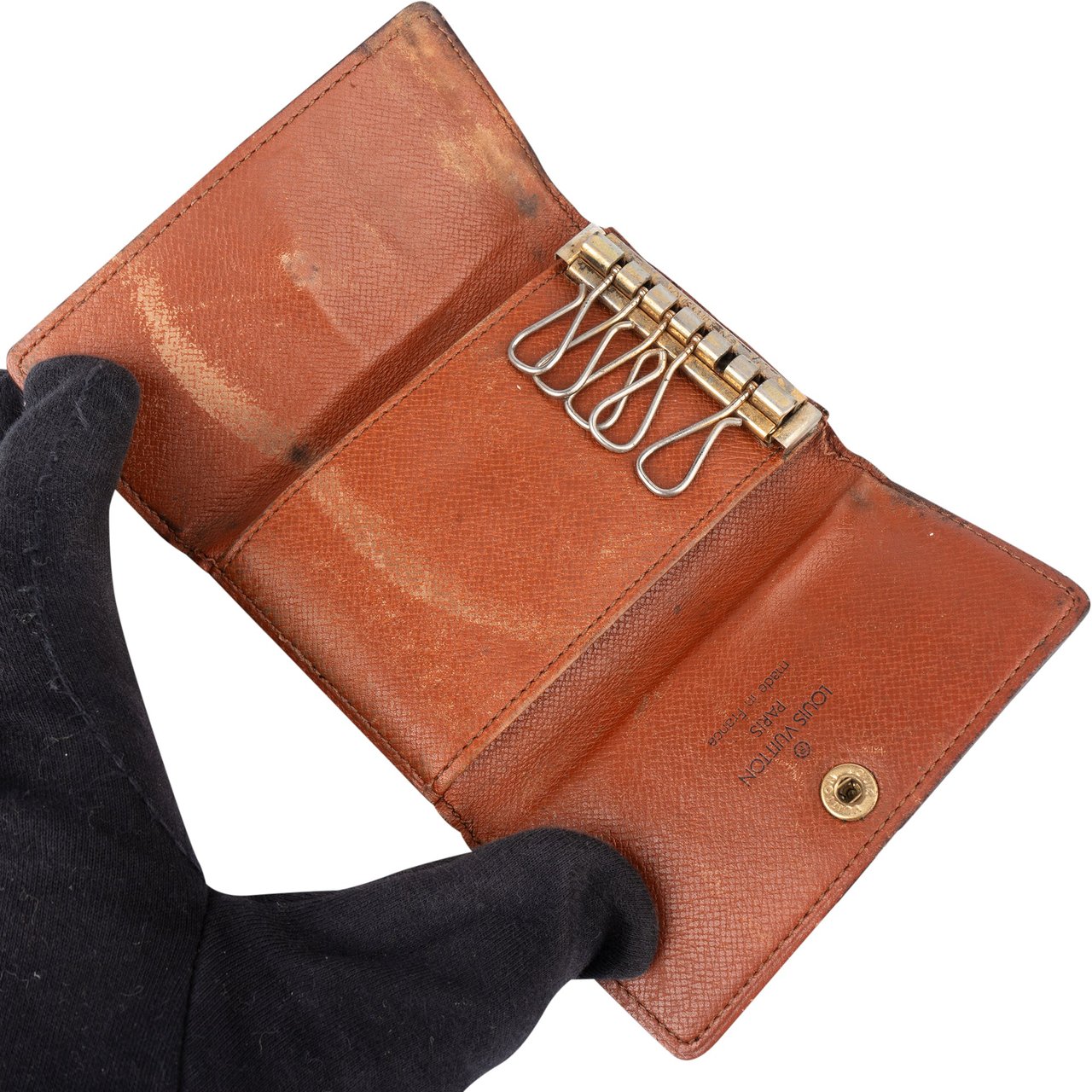 Louis Vuitton Louis Vuitton Canvas Monogram Keyholder Bruin