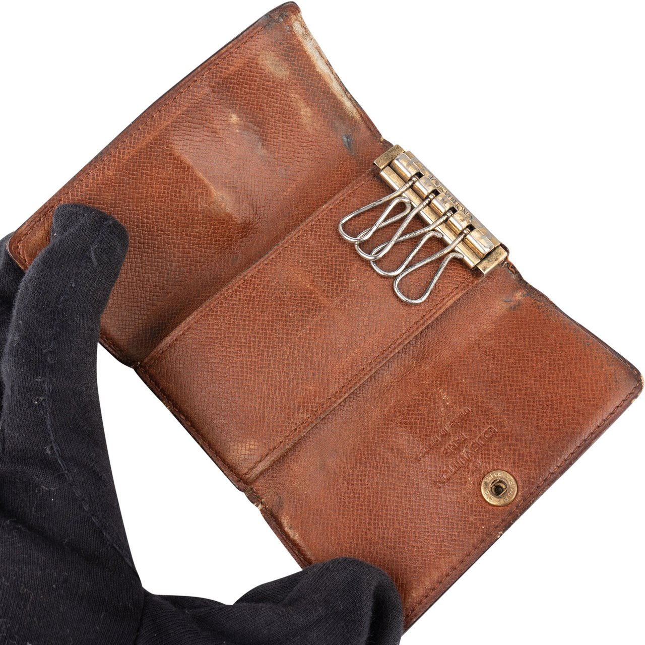 Louis Vuitton Louis Vuitton Canvas Monogram Keyholder Bruin