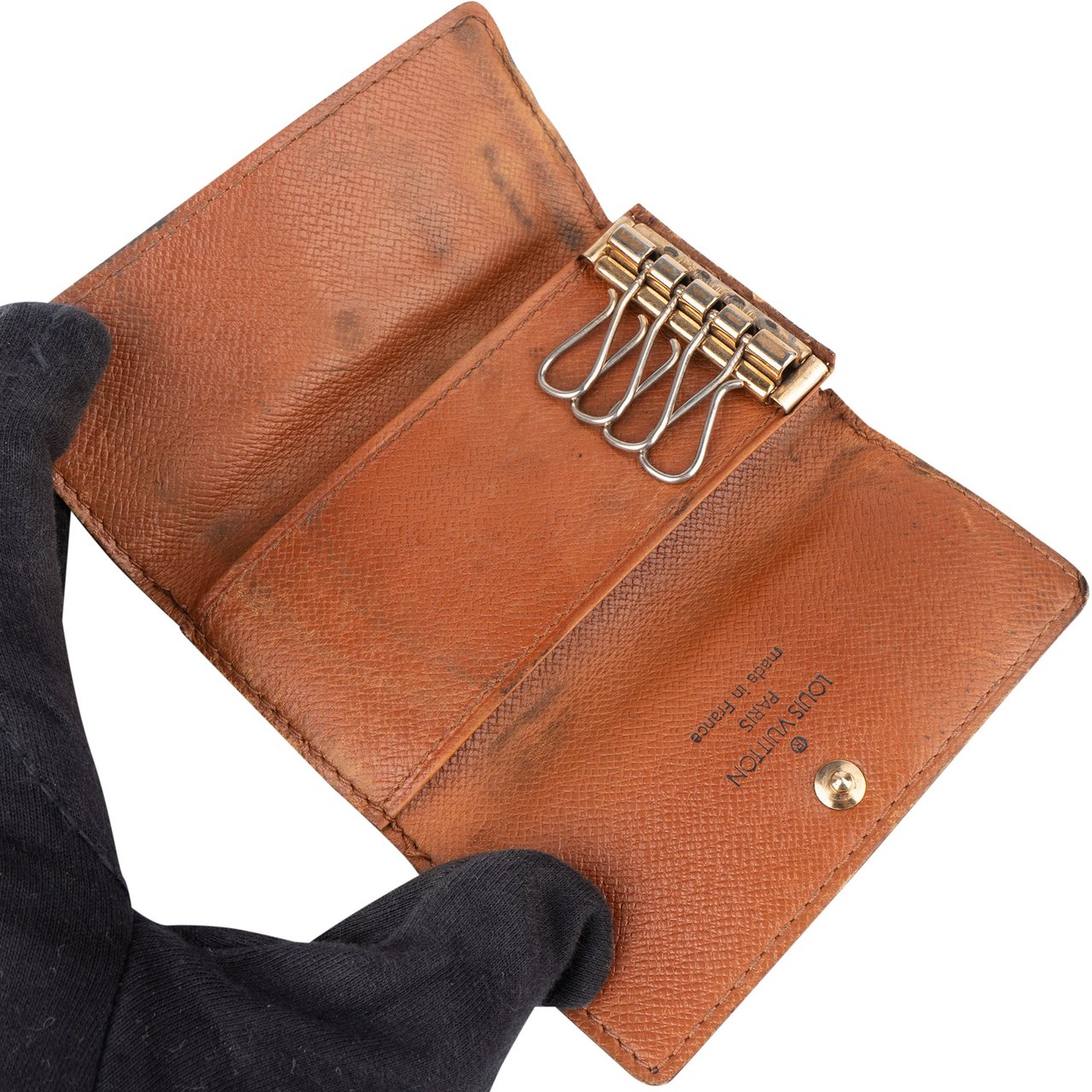 Louis Vuitton Louis Vuitton Canvas Monogram Keyholder Bruin