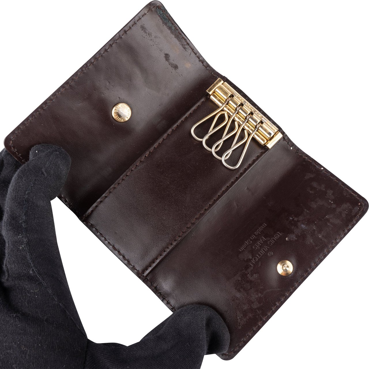 Louis Vuitton Louis Vuitton Vernis Monogram Keyholder Divers