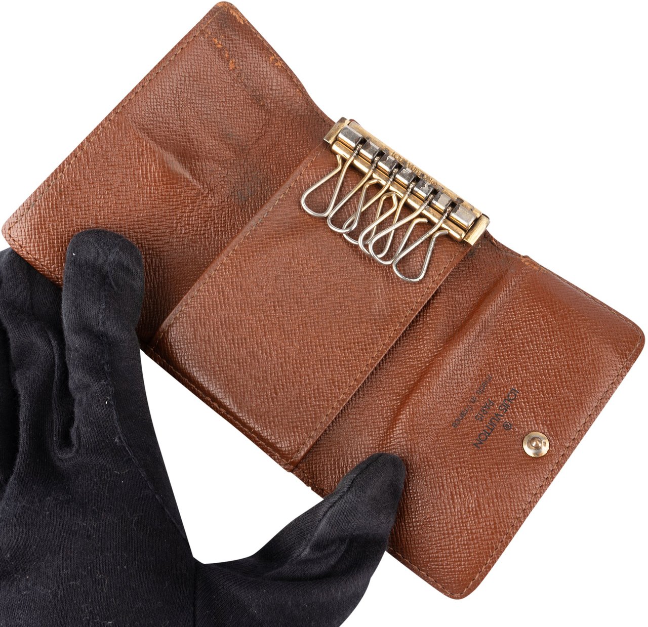 Louis Vuitton Louis Vuitton Canvas Monogram Keyholder Bruin