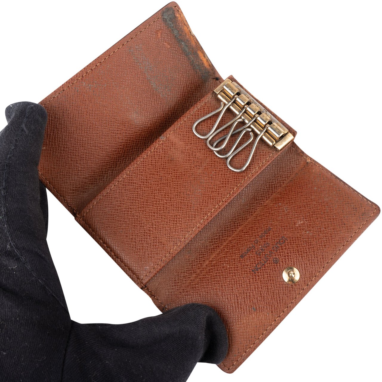 Louis Vuitton Louis Vuitton Canvas Monogram Keyholder Bruin