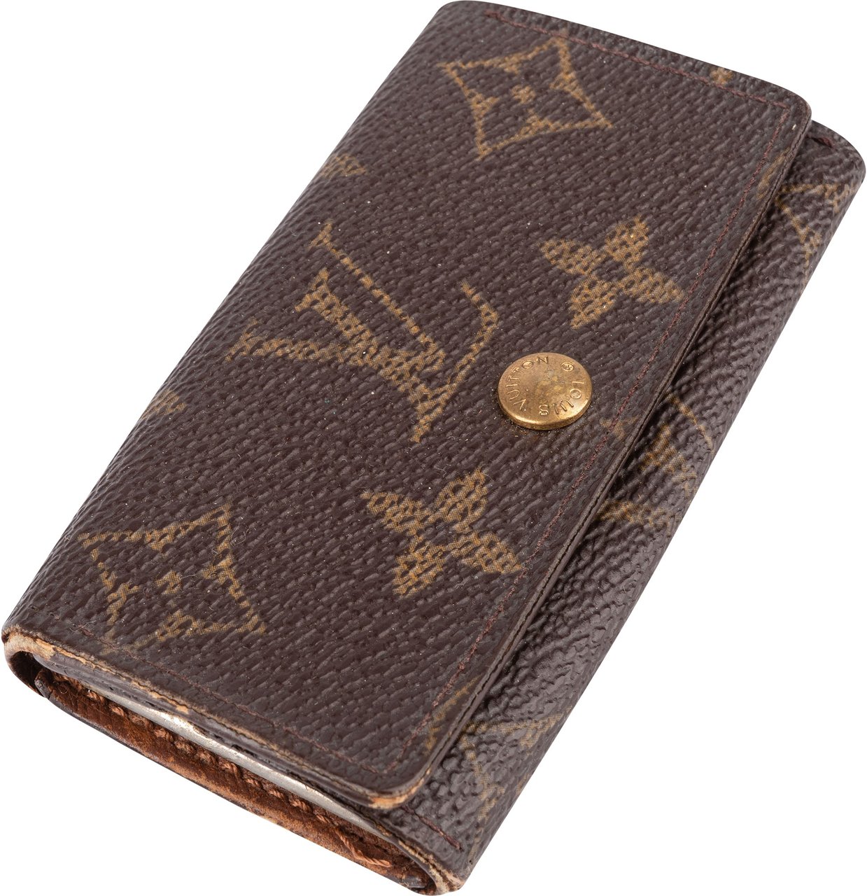 Louis Vuitton Louis Vuitton Canvas Monogram Keyholder Bruin