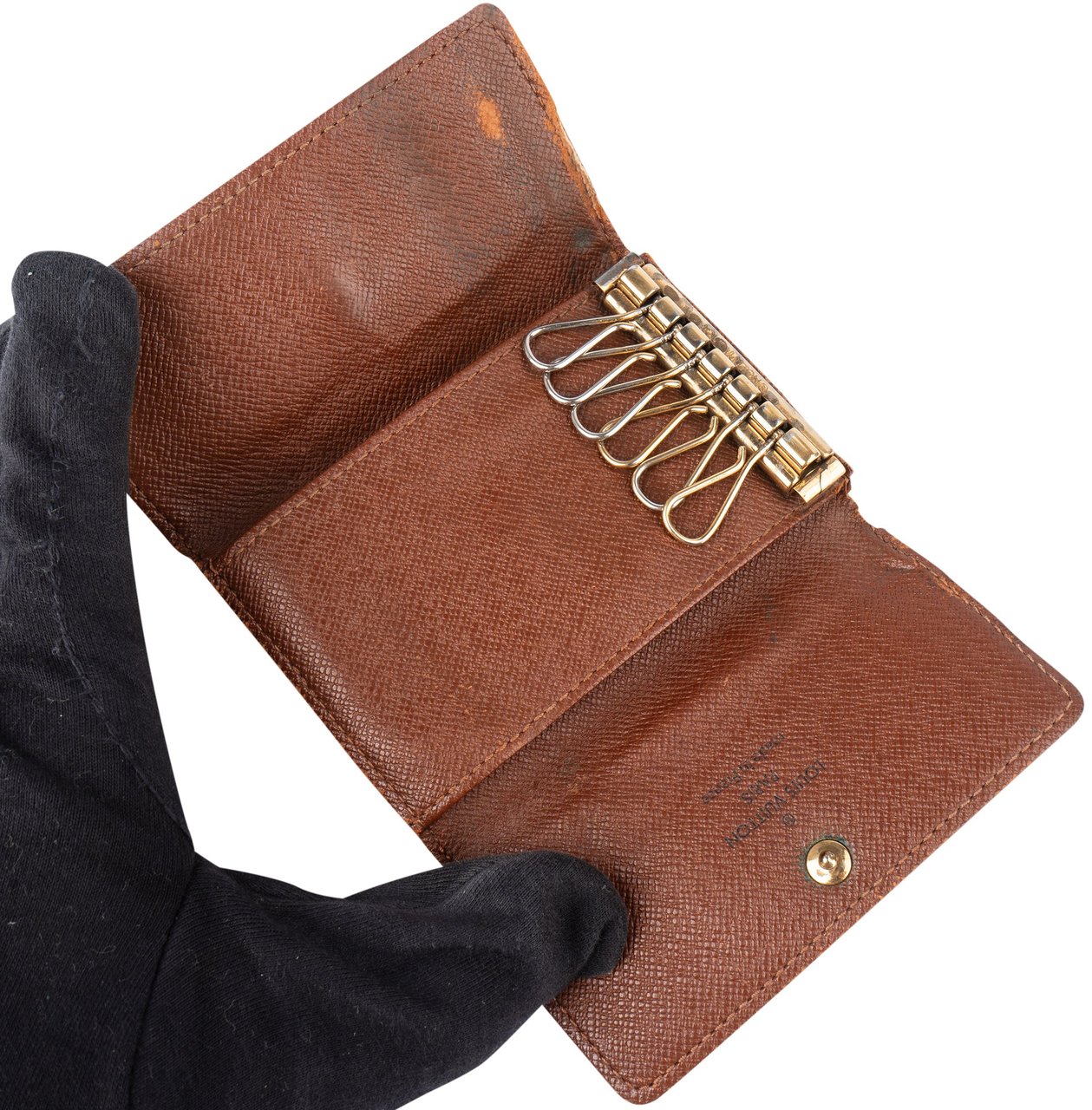 Louis Vuitton Louis Vuitton Canvas Monogram Keyholder Bruin