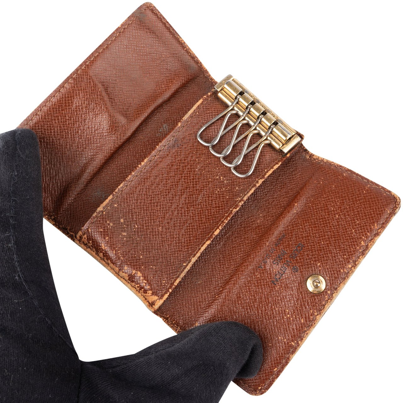 Louis Vuitton Louis Vuitton Canvas Monogram Keyholder Bruin