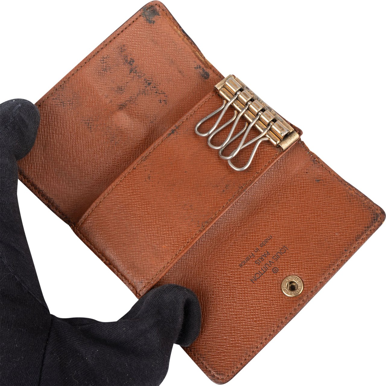 Louis Vuitton Louis Vuitton Canvas Monogram Keyholder Bruin