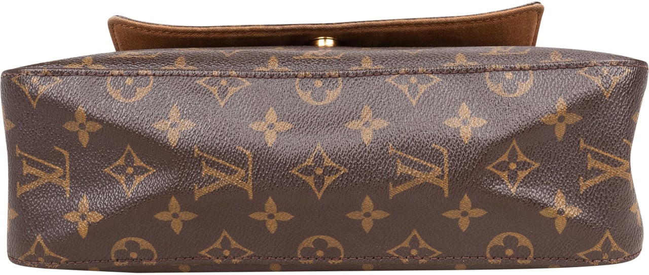 Louis Vuitton Louis Vuitton Canvas Monogram Looping PM Shoulder Bag Bruin