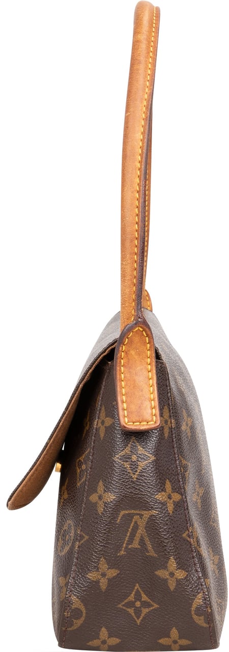 Louis Vuitton Louis Vuitton Canvas Monogram Looping PM Shoulder Bag Bruin