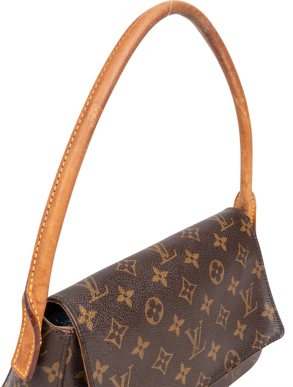 Louis Vuitton Louis Vuitton Canvas Monogram Looping PM Shoulder Bag Bruin