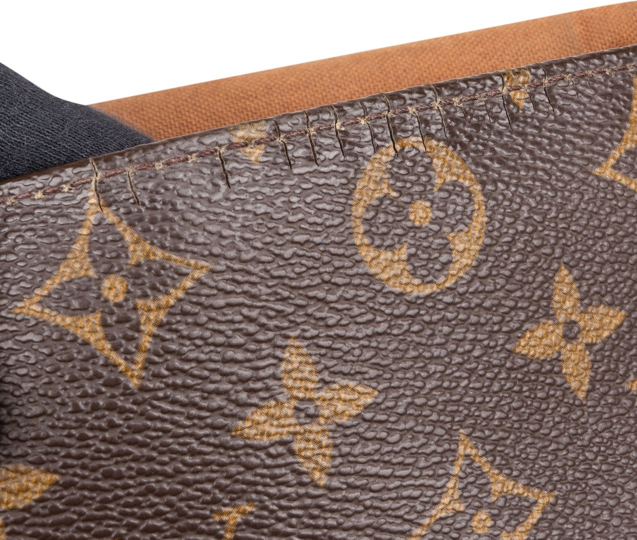 Louis Vuitton Canvas Monogram Looping PM Shoulder Bag Bruin