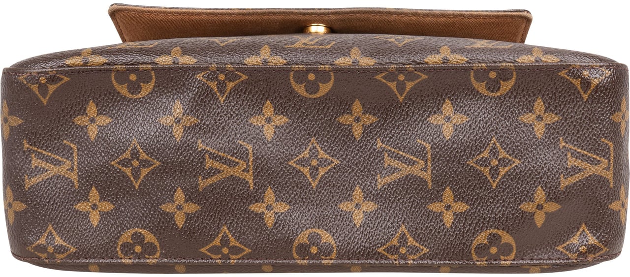 Louis Vuitton Canvas Monogram Looping PM Shoulder Bag Bruin