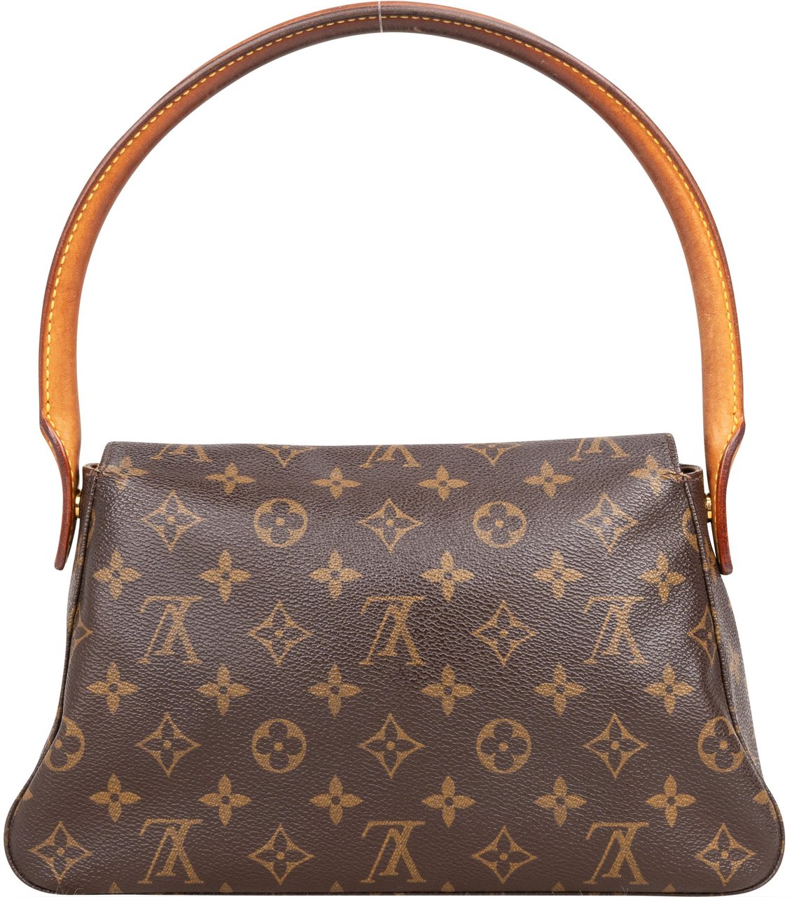 Louis Vuitton Canvas Monogram Looping PM Shoulder Bag Bruin