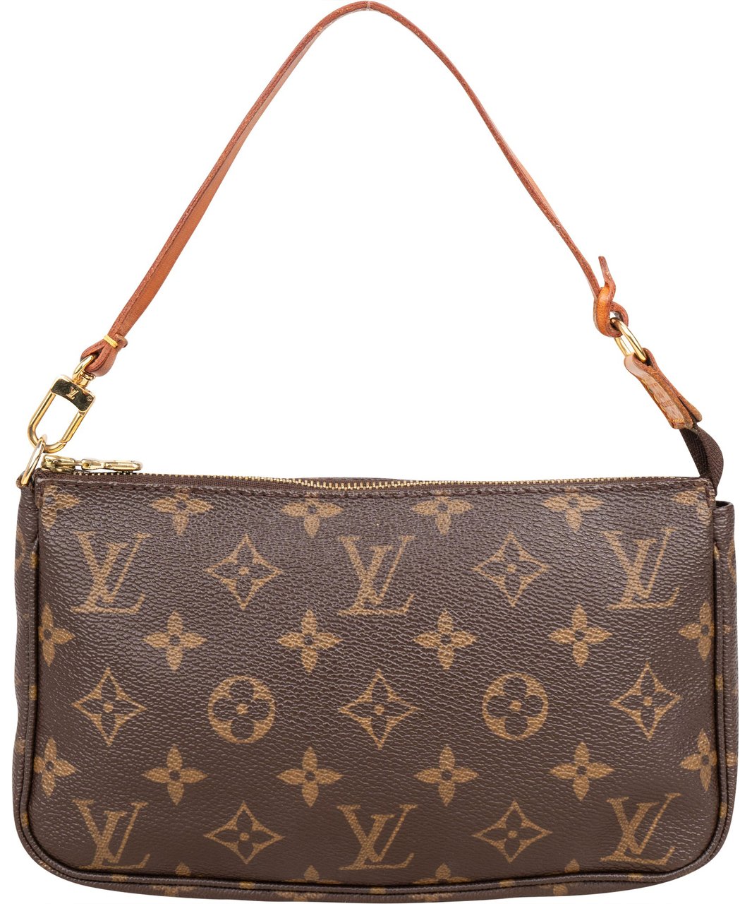Louis Vuitton Louis Vuitton Canvas Monogram Pochette Accessoire Handbag Bruin