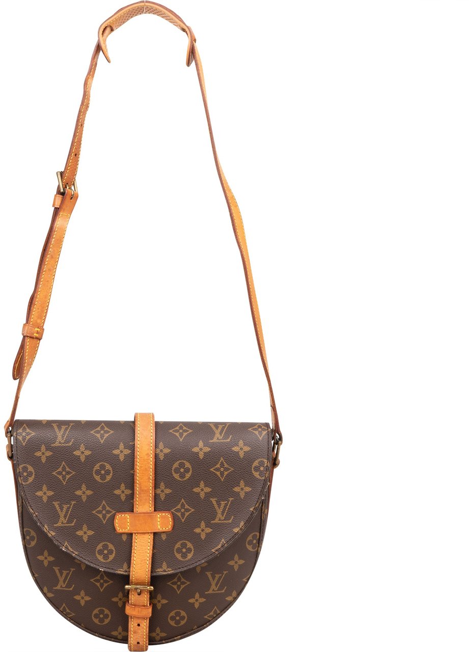 Louis Vuitton Louis Vuitton Canvas Monogram Chantilly GM Crossbody Bag Bruin