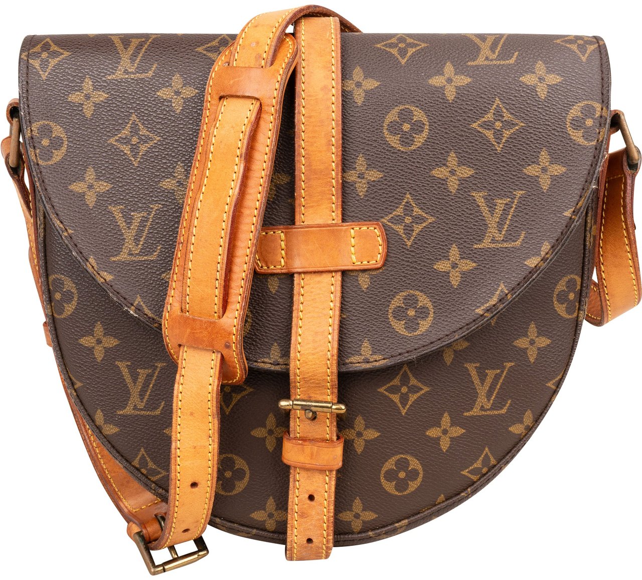 Louis Vuitton Louis Vuitton Canvas Monogram Chantilly GM Crossbody Bag Bruin