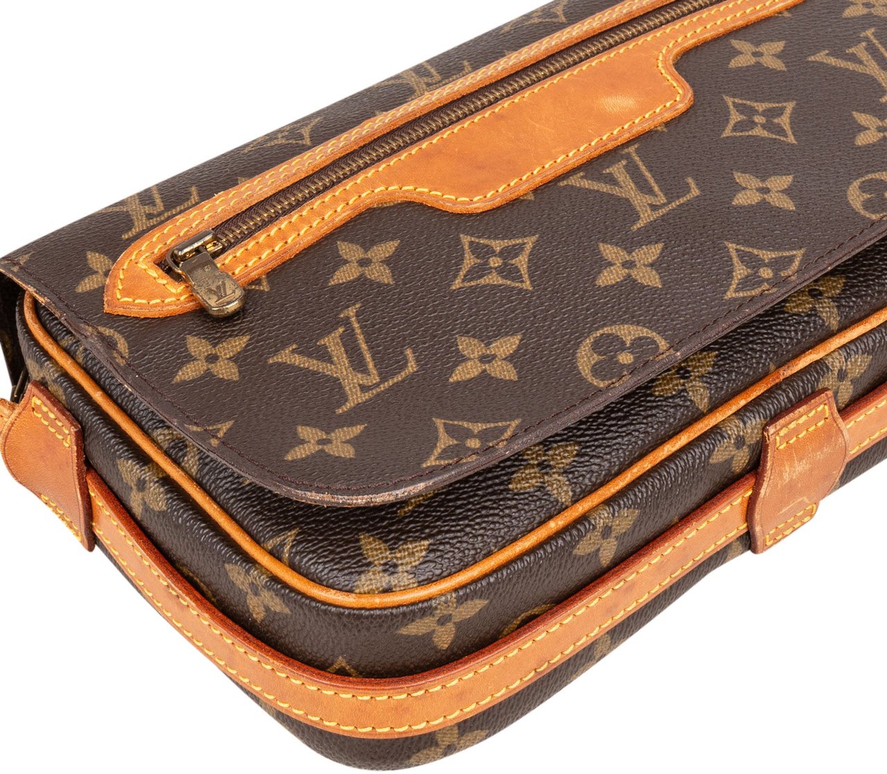 Louis Vuitton Louis Vuitton Canvas Monogram Saint Germain PM Crossbody Bag Bruin
