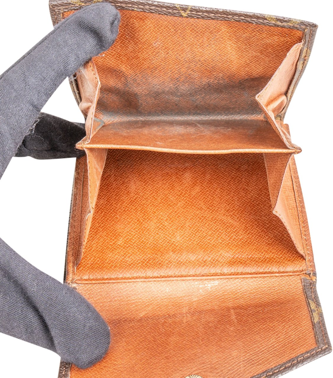 Louis Vuitton Louis Vuitton Canvas Monogram Elise Wallet Bruin