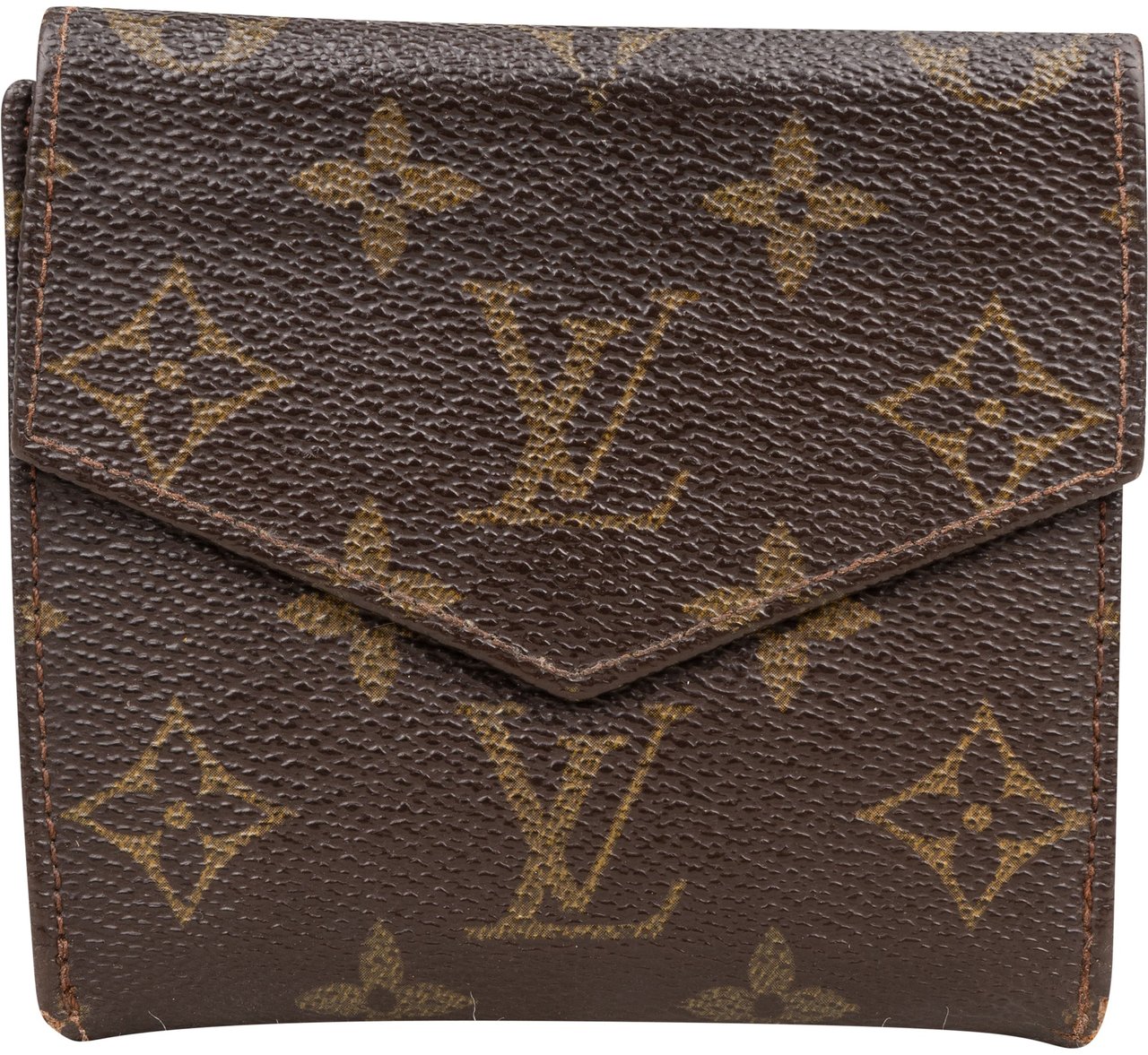 Louis Vuitton Louis Vuitton Canvas Monogram Elise Wallet Bruin