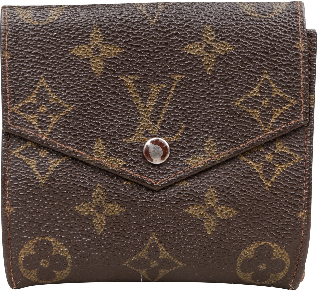 Louis Vuitton Louis Vuitton Canvas Monogram Elise Wallet Bruin