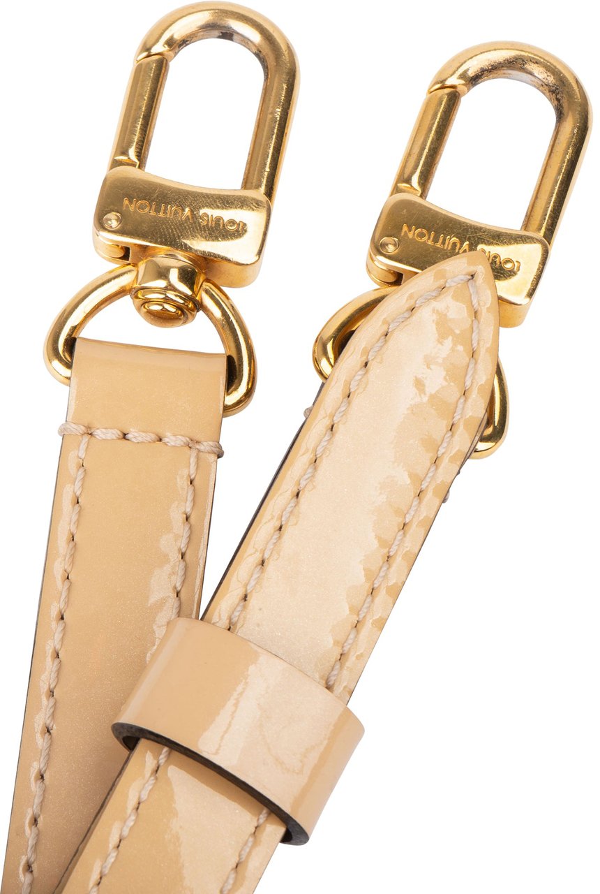 Louis Vuitton Louis Vuitton Patent Leather Adjustable Bags Strap Beige