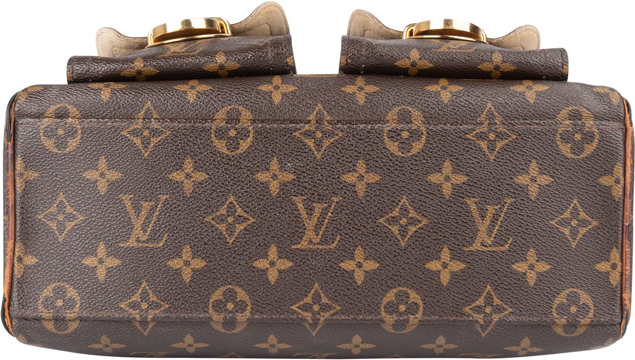 Louis Vuitton Louis Vuitton Canvas Monogram Manhattan PM Handbag Bruin