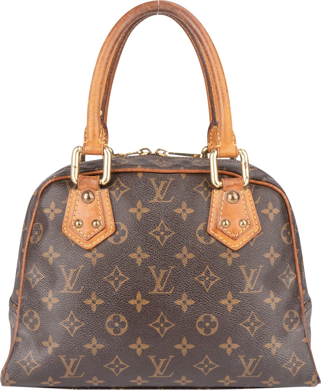 Louis Vuitton Louis Vuitton Canvas Monogram Manhattan PM Handbag Bruin