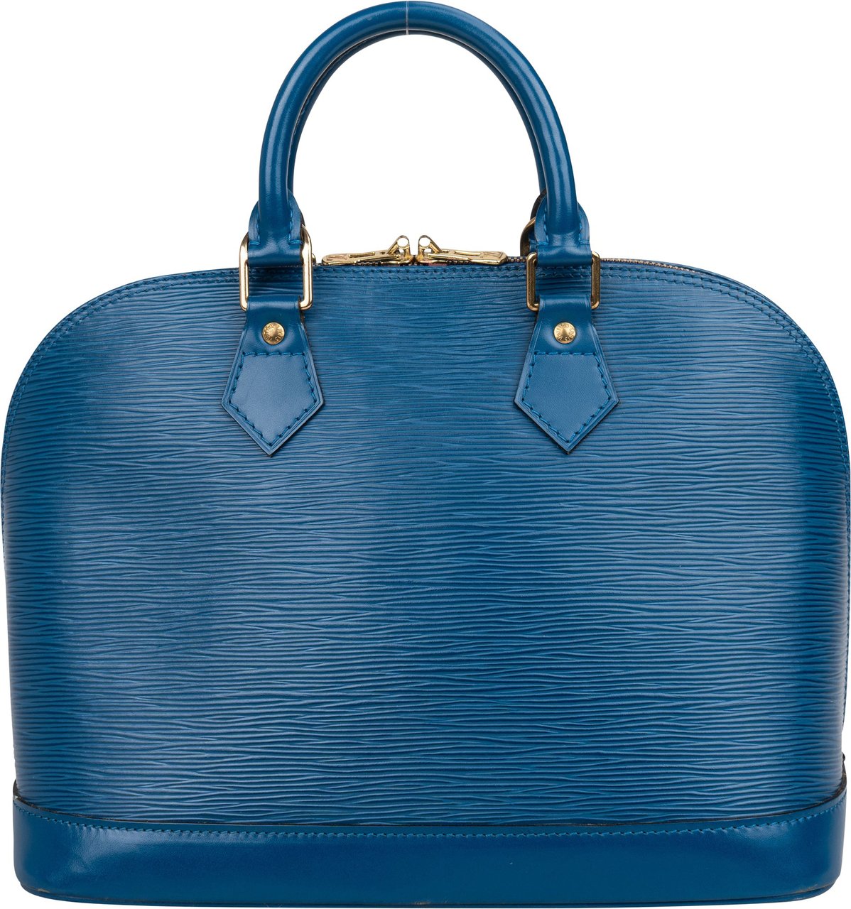 Louis Vuitton Louis Vuitton Bleu Epi Leather Alma PM Handbag Blauw