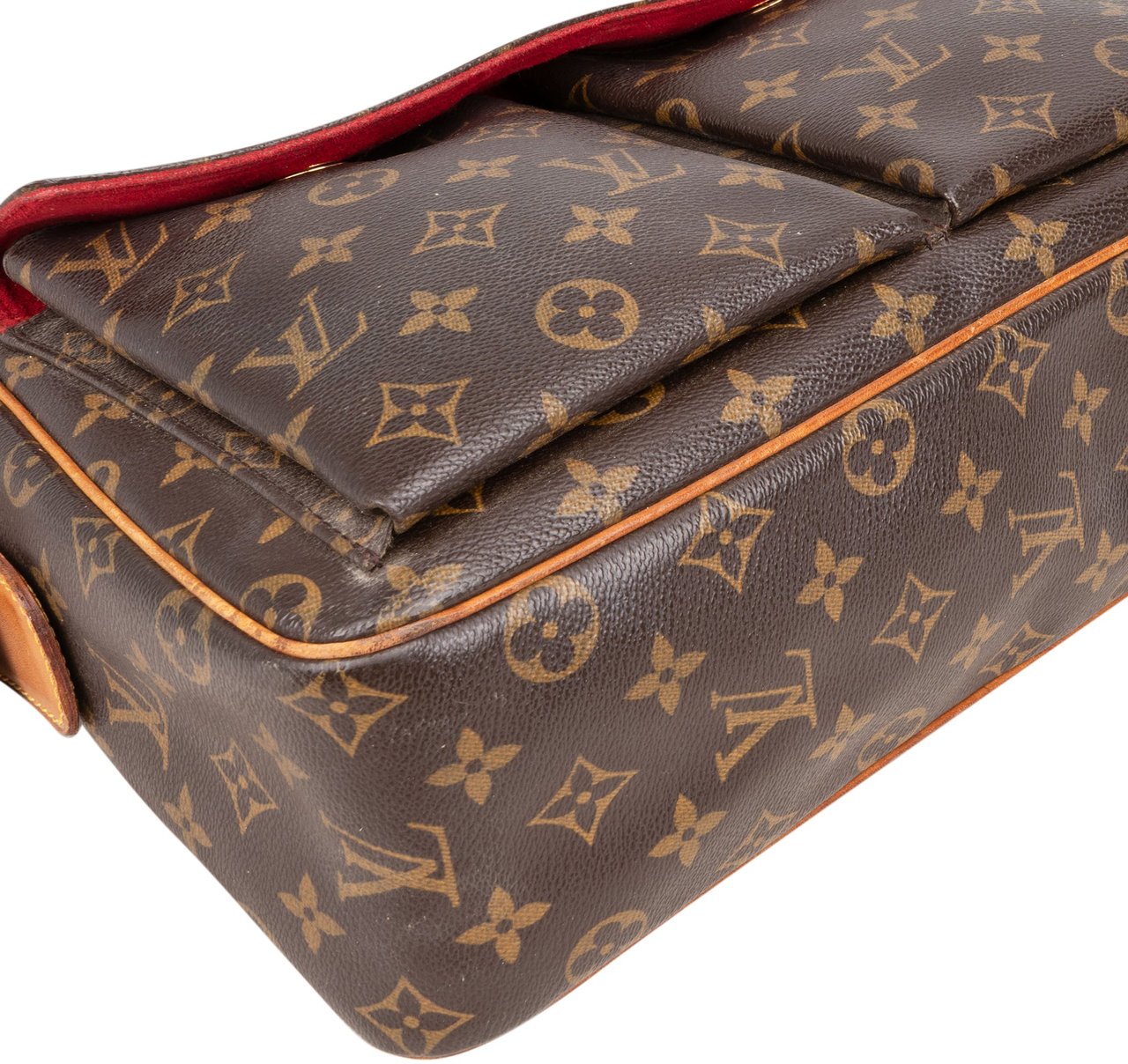 Louis Vuitton Louis Vuitton Canvas Monogram Viva Cite GM Handbag Bruin