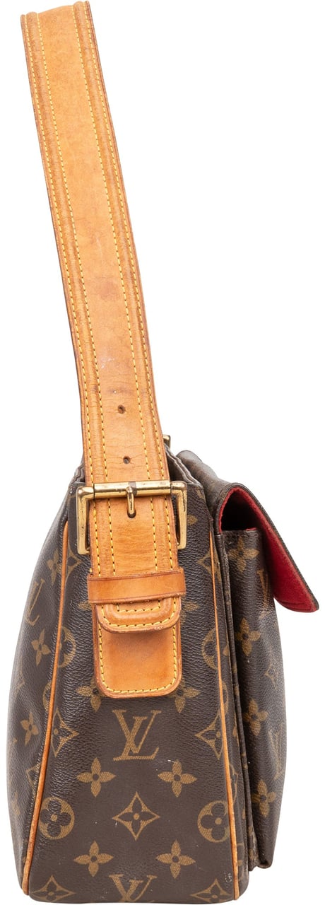 Louis Vuitton Louis Vuitton Canvas Monogram Viva Cite GM Handbag Bruin