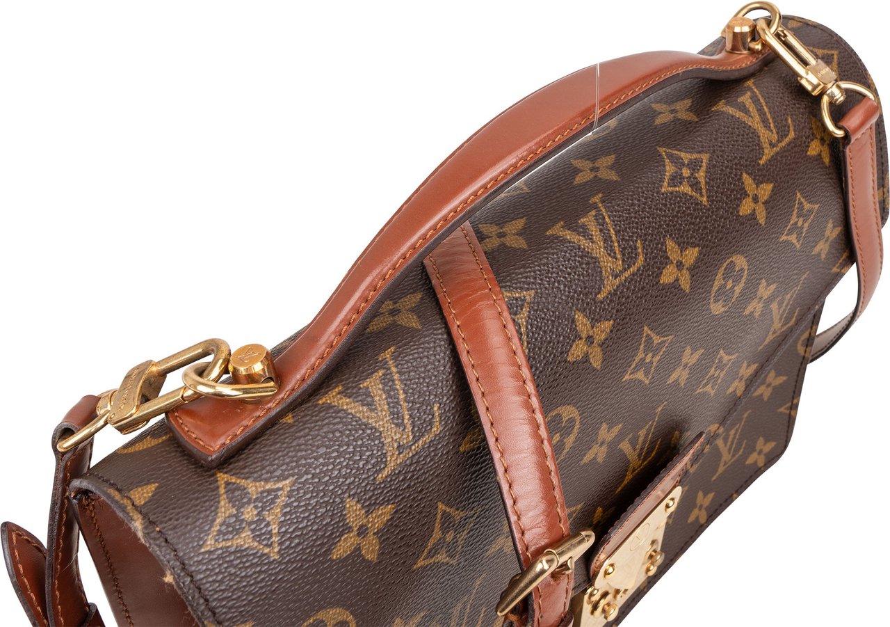 Louis Vuitton Louis Vuitton Canvas Monogram Monceau Handbag Bruin